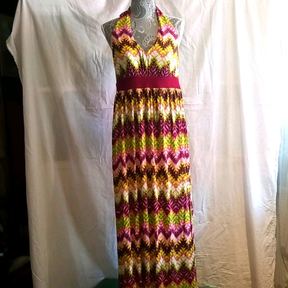 a.n.a. halter maxi dress.